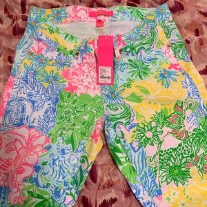 NWT Lilly Pulitzer Cheek to Cheek size 4 pants